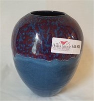 Art pottery vase 9”