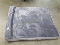 Grey 38"X46"X2.5" Joicy Extra Large Pet Bed
