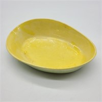 Mid-Century Yellow McCoy Pottery Dish 212