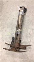 BUNDLE OF TOOLS W/MATTOCK AND PICK AXE