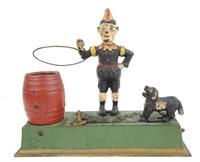 Antique Mechanical bank "Trick Dog"