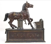 Antique Mechanical Bank "Trick Pony"