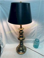 Nice heavy brass table lamp