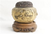 Meiji Period Japanese Bronze censer