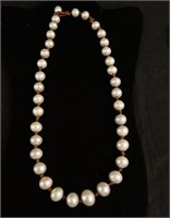 Hand strung style South Sea Pearl Necklace