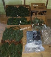 Faux Pine Floral, Aqua Fome & Planters-  ALL NEW -