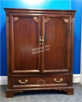 Solid Wood Armoire - 1