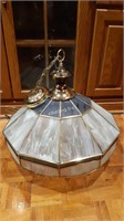 Candelabra Stained Glass Light Fixture - A