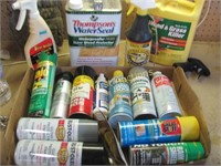 BOX LOT - THOMPSON 1GAL CLEAR WOOD PROTECTOR &