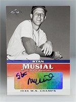 2015 Leaf Signed Stan Musial Card #MA-SM3