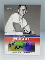 2015 Leaf Signed Stan Musial Card #MA-SM3