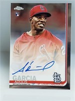 2019 Topps Chrome Adolis Garcia Signed Rookie