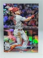 2018 Topps Chrome Refractor Harrison Bader RC