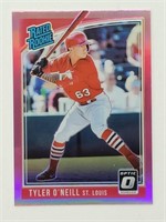 2018 Donruss Optic Rated Rookie Pink Tyler O'Neill