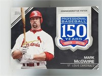 2019 Topps 150 Year Patch Mark McGwire