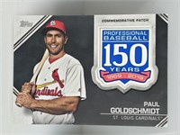 2019 Topps 150 Year Patch Paul Goldschmidt Cards
