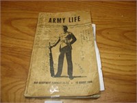 Vintage Army Life Book
