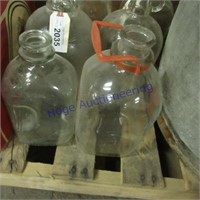 Gallon glass jugs, half gal milk bottle