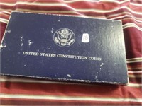 1987 Constution Commerative Proof Silver Dollar