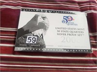 2006 Silver Proof State Quarter Set