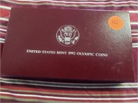1992 San Francisco Olympic 2 Coin Set w/ Silver