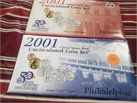 2001  P&D US Mint Set