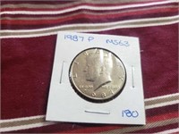 1987 P Kennedy Half Found only in Mint Sets