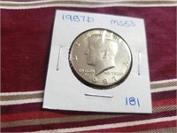 1987D Kennedy Half Found Only in Mint Sets
