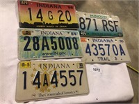 Assorted License Plates