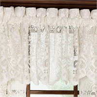 LORRAINE HOME FASHIONS Hopewell Lace Window