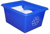 Fellowes Office Recycling Blue Box, 4