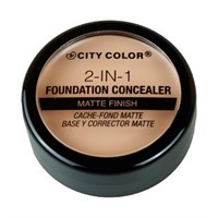 (2) City Colour 2-in-1 Foundation Concealer Light