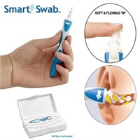 SMART SWAB Spiral Ear Cleaner. Safe Ear Wax