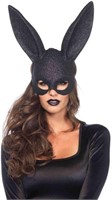 Leg Avenue Women's One Size Rabbit Mask, Black