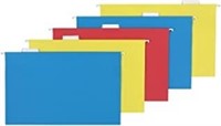 Hanging Folders, Legal Size, Assorted (Blue, Red,