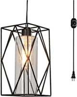 Ganeed Plug-in Pendant Lights with Glass
