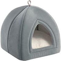 Bedsure Pet Tent Cave Bed for Cats/Small Dogs -