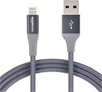AmazonBasics Double Braided Nylon Lightning to USB