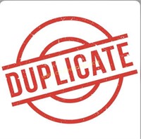 duplicate lot- please don’t bid