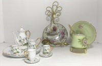 Selection of Porcelain Lefton Tea Cups &