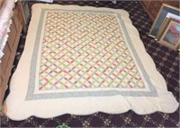 Hand Stitched Full Size Quilt