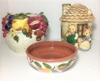 Takahashi Japan Cottage Cookie Jar &