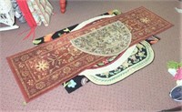 Runners and Throw Rugs Lot of 4