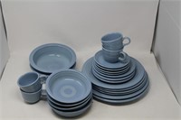 Fiesta Dishes Blue approx 23 pieces