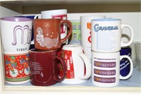 Large lot Coffee Mugs assorted designs