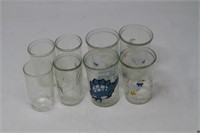 Jelly Jars & Juice Glasses 8 pieces