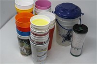 Drawer lot of plastic cups