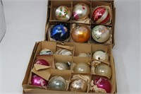 vintage Christmas Ornaments some hand painted