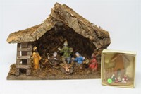 Vintage Nativity Scene w/ box