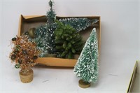 Snow Village trees & Christmas